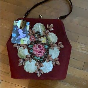 Vintage Hand Bag with Gorgeous Detail